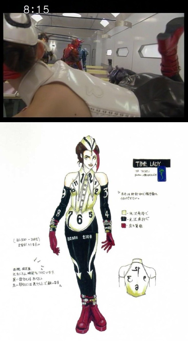 [贴图]假面骑士-电王,随车女郎的秘密!